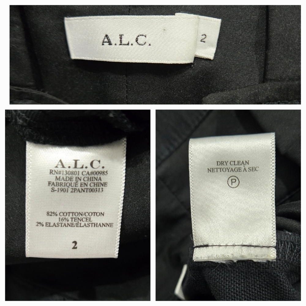 A.L.C. Diego Tapered Paperbag Trousers Size 2-6 - Picture 13 of 13